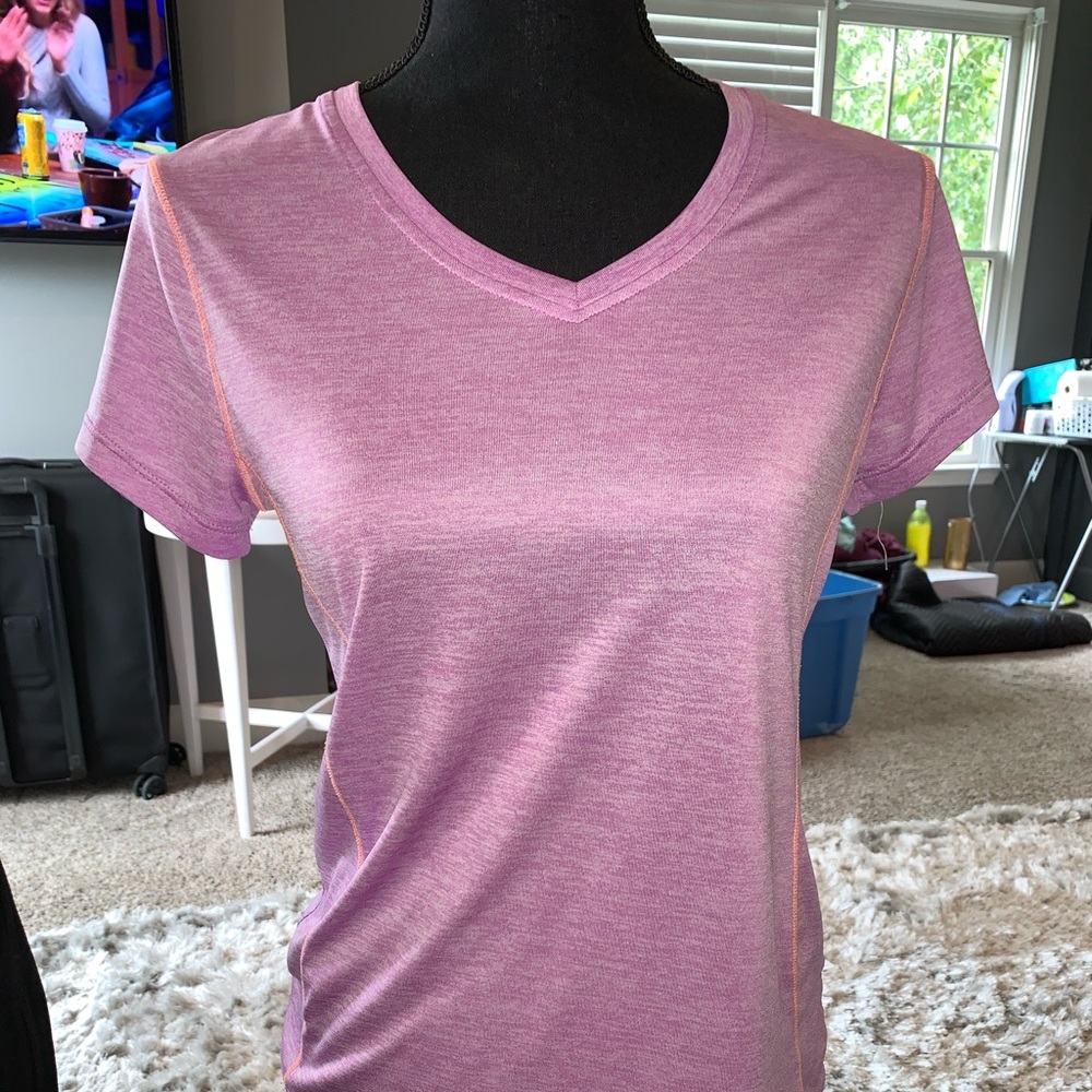 purple athletic top